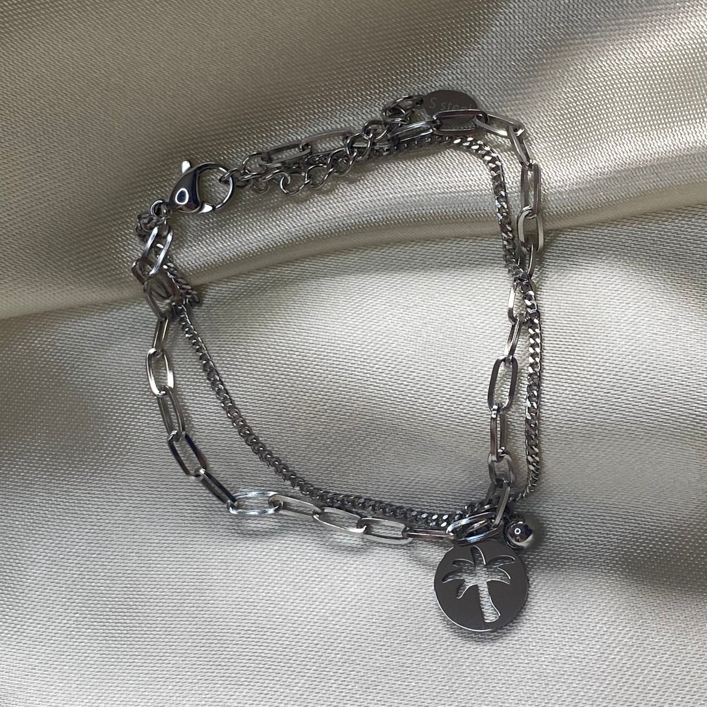 Palmboom armband Z