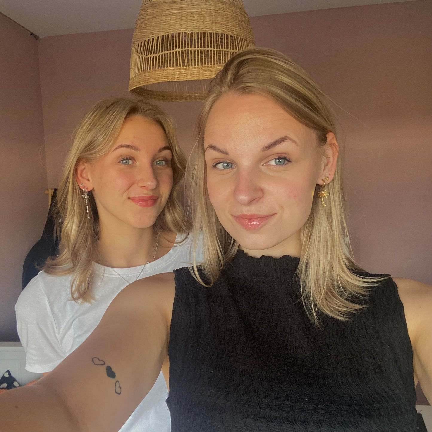 Palmboom oorbellen G