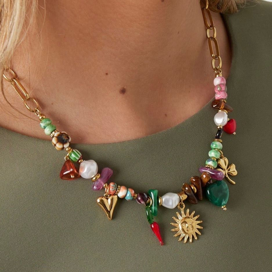 Kralen bedelketting