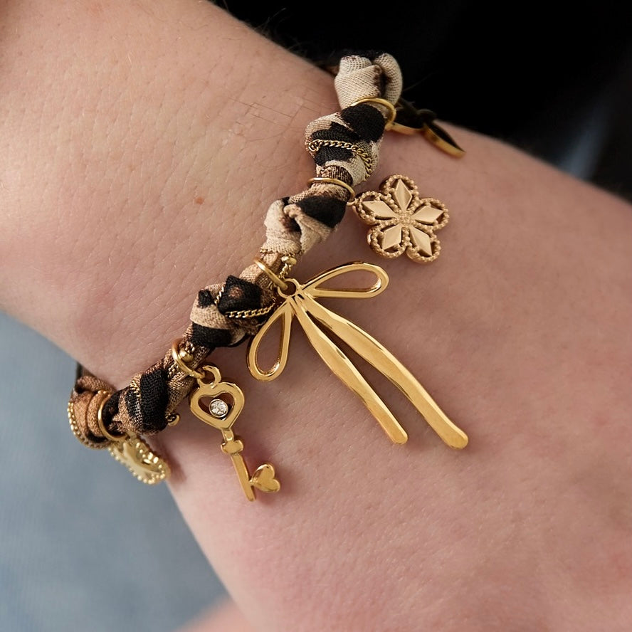 Panterprint bedelarmband