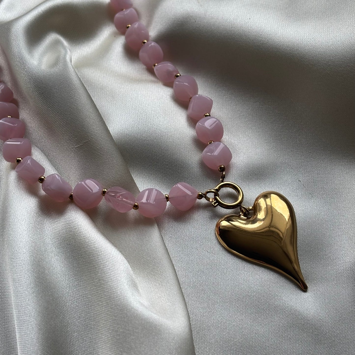 Kralenketting hart R