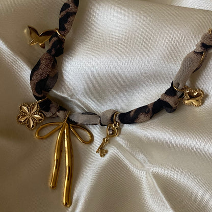 Panterprint bedelketting