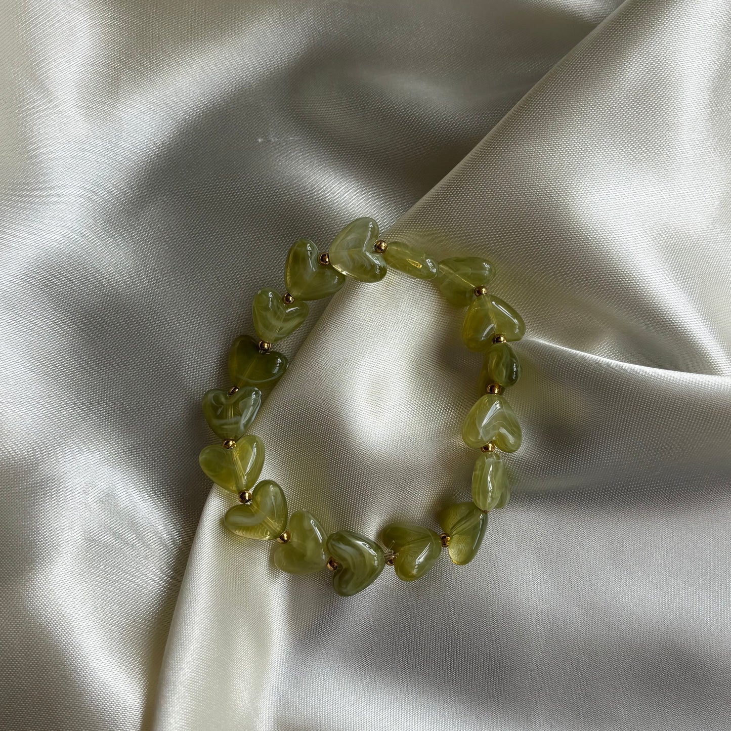 Hartjes kralenarmband Gr