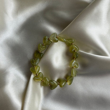 Hartjes kralenarmband Gr
