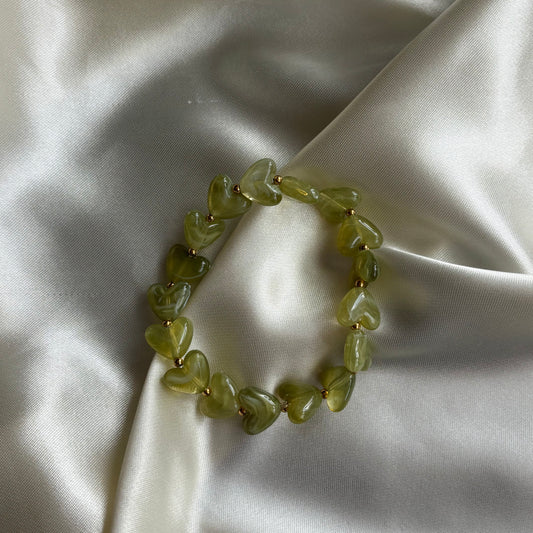 Hartjes kralenarmband Gr