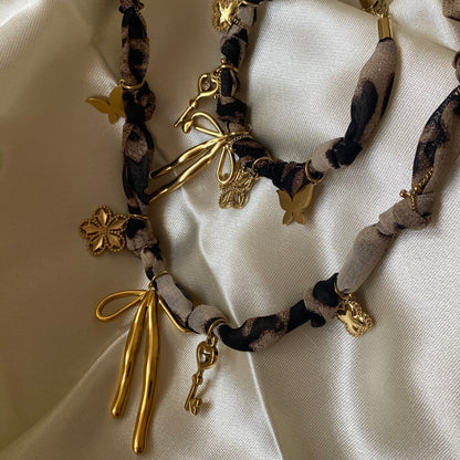 Panterprint bedelketting