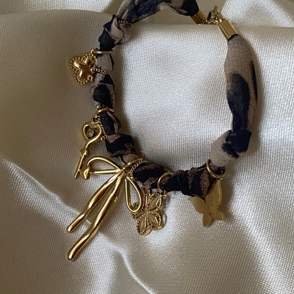 Panterprint bedelarmband