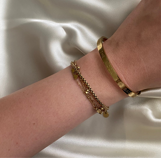 To the moon and back bangle G