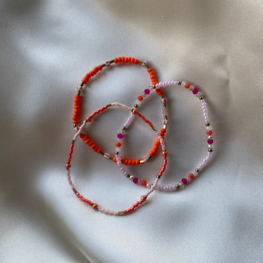 Kralen armbandsetje O