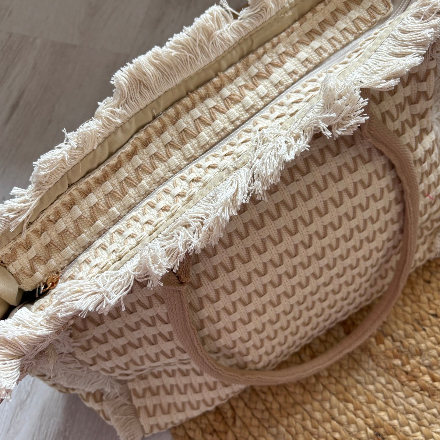 Strandtas beige