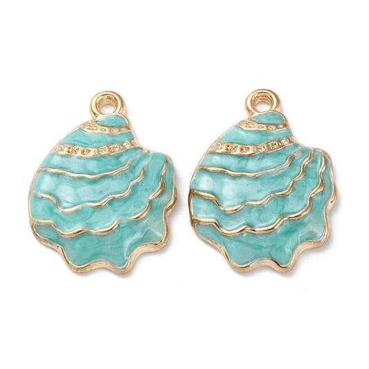 MR02 Bedel schelp turquoise